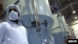A file photo showing the uranium enrichment complex at Natanz