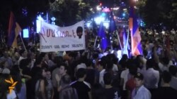 Armenian Protesters Throw Down EU Flag In Yerevan Armenian Protesters Throw Down EU Flag In Yerevan