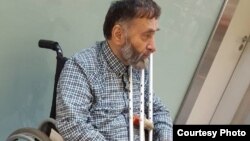 Саид Қиёмиддини Ғозӣ. Ин акс аз бойгонии хонаводагии рёҳонии зиндонист, ки наздиконаш дар ихтиёри Радиои Озодӣ гузоштанд.