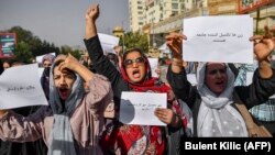 Afghan women turning out to protest in Kabul despite their fellow demonstrators being attacked, arbitrarily detained, or forcibly disappeared.