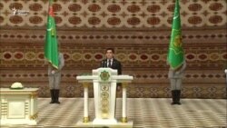 Президенти Туркманистон Қурбонгулӣ Бердимуҳаммадов савганд ёд кард Президенти Туркманистон Қурбонгулӣ Бердимуҳаммадов савганд ёд кард