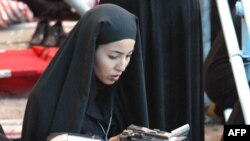 Roxana Saberi in Tehran in a 2004 photo