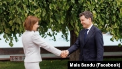 Președinta Republicii Moldova, Maia Sandu, și președintele României, Nicușor Dan – 10 iunie 2025.