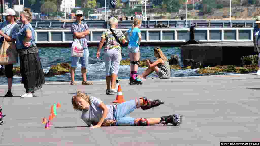 У цьому виді спорту трапляються й падіння