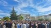Protest by the citizens of Ulcinj, Montenegro, who demand that the authorities determine the cause of the death of mother Drita Tafa