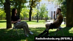 Во время записи интервью