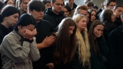 Funeral Held For Teenager, Parents Killed in Russian Strike On Kyiv Funeral Held For Teenager, Parents Killed in Russian Strike On Kyiv