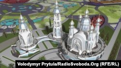 Проект Кафедрального собора УПЦ УП, март 2012 год