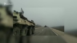 Военная техника на трассе Армянск – Симферополь (видео) Военная техника на трассе Армянск – Симферополь (видео)