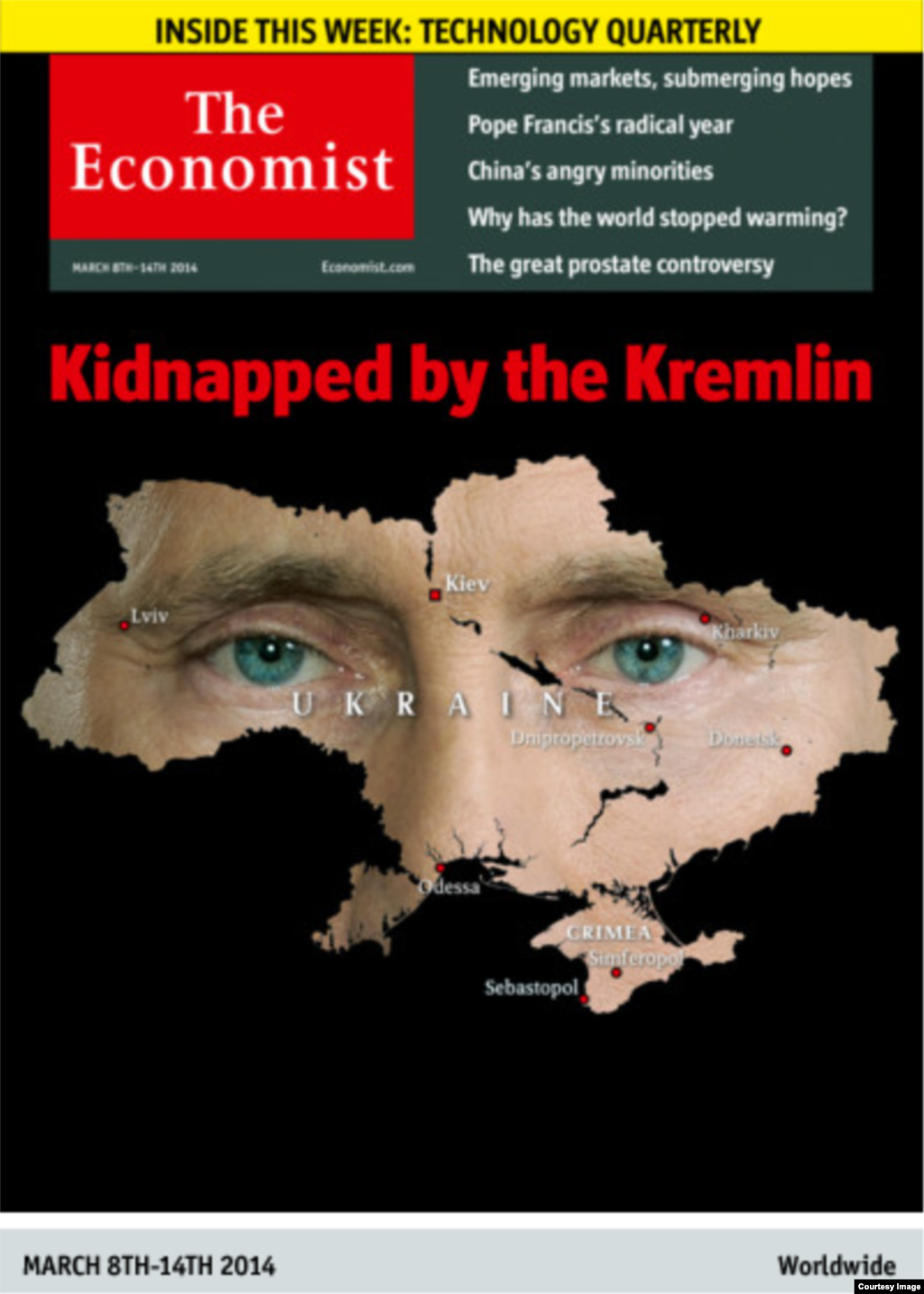 Маҷаллаи бритониёии The Economist: "Инро Кремл дуздидааст"