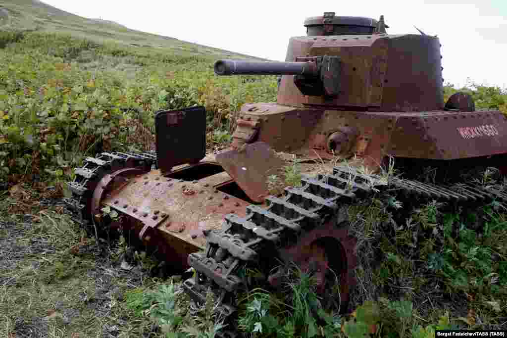 A Japanese tank rusting on one of the Kurile Islands. After losing more than 20 million Soviet citizens in World War II, the idea of returning land to an ally of Nazi Germany is unthinkable to most Russians.&nbsp;One politician made Russia&#39;s position clear in a 2002 statement: &quot;[Japan]&nbsp;must remember they lost the war and signed an unconditional surrender; they put themselves politically and territorially at the winners&#39; mercy.&quot;