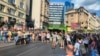 Blokada Terazijskog tunela u centru Beograda, 30. jun 2025.