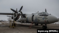 Украинский военно-транспортный самолет Ан-26