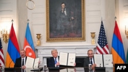Трехсторонняя встреча Армени, США и Азербайджана по подписанию мирного договора в Вашингтоне