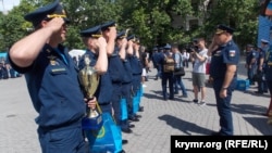 Церемония закрытия конкурса «Авиадартс» в Севастополе