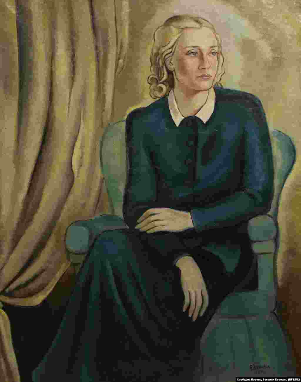 Вера Лукова, "Сестра ми", 1941 г. Лукова е една от основателките на "Българското дружество на художниците" през 1931 г. През 1944 г. жените в България придобиват равни избирателни права. 