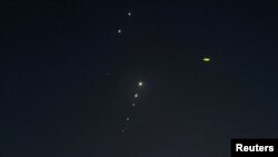 Небо над столицею Катару Дохою ввечері 23 червня 2025 року