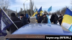 Участники автопробега, Геническ, Херсонская область, 26 февраля 2018 год