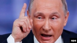 Владимир Путин на пресс-конференции 17 декабря 2015 года