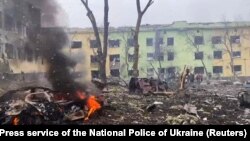 Маріуполь після обстрілів 9 березня 2022 року, ілюстраційне фото