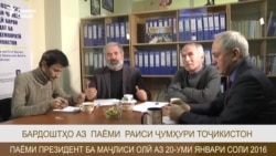 Баҳси коршиносони мустақил дар бораи паёми президент Баҳси коршиносони мустақил дар бораи паёми президент