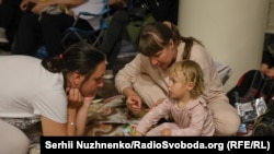 Kyiv Residents Shelter From Russian Drones In Subway