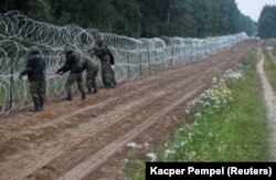 Кордон Польщі з Білоруссю. Серпень 2021 року