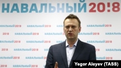 Russian opposition activist and presidential hopeful Aleksei Navalny
