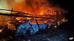 Наслідки російського удару по населеному пункту Дніпропетровщини. Весна 2025 року