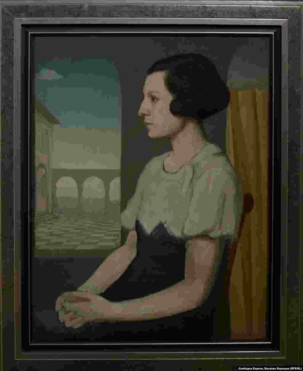 Карл Йорданов, "Женски портрет", около 1938 - 1940 г. През 1938 г. право да гласуват в парламентарни избори вече получават и разведените жени, и вдовиците. Условието е да са над 21 години.