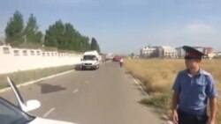 Таркиш дар назди сафорати Чин дар Бишкек Таркиш дар назди сафорати Чин дар Бишкек