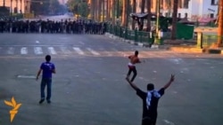 Police Fire Tear Gas As Protests Continue In Cairo Police Fire Tear Gas As Protests Continue In Cairo