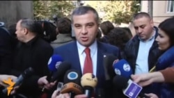 Leading Georgian Candidates Cast Votes Leading Georgian Candidates Cast Votes