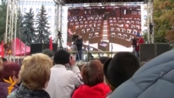 Protest socialist împotriva guvernului la Chișinău Protest socialist împotriva guvernului la Chișinău