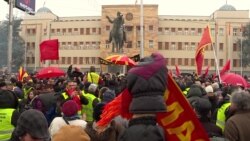Protests At Macedonian Parliament As Debate Over Name Change Delayed Protests At Macedonian Parliament As Debate Over Name Change Delayed