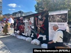 Картина, яку створили українські діти, Брюссель, 24 серпня 2025 рік