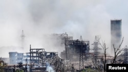 Разрушения на "Азовстали". 11 мая 2022 года