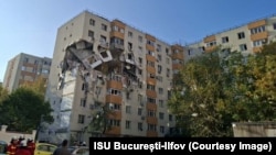 Consecințele exploziei în blocul din cartierul Rahova, București