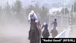 Аспи писари Рустами Эмомалӣ барандаи пойга шуд