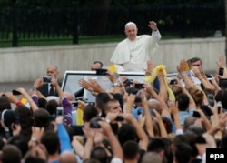 Papa Franjo u posjeti Tirani, Albanija, 21. septembra 2014.