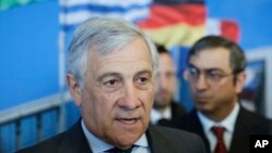 Șeful diplomației italiene, Antonio Tajani