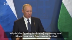Putin Blames Kyiv For Escalation In Eastern Ukraine Putin Blames Kyiv For Escalation In Eastern Ukraine