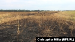 The site where the Buk missile that brought down MH17 was fired from, according to the JIT probe. (Photo by Christopher Miller)