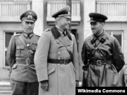 Савецка-нямецкі парад у Берасьці 22 верасьня 1939