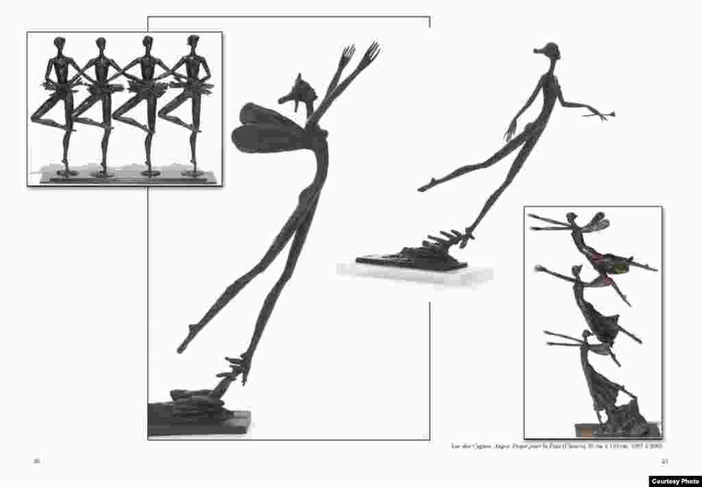Муҷассамаи  сохтаи Амрӣ Аминов, муҷассамасози тоҷики муқими Фаронса. 
