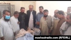 د عبیدالله کاسي مړی د پښین په سرکاري روغتون کې د طبي پلټنو لپاره وړل شوی وو. ۲۰۲۱، ۵م اګست