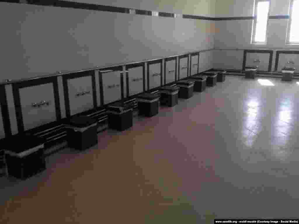 Таҳоратхонаи масҷиди нави “Минор” дар пойтахти Узбакистон