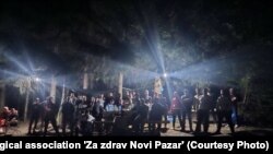 Noćna blokada prilaza deponiji Golo brdo, jul 2025.