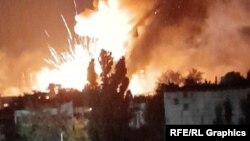 Вибухи у Новій Каховці