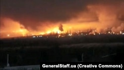 Удар по НПЗ в Кстово Нижегородской области в 2024 году